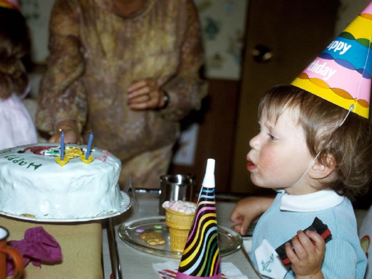  at Dave's second birthday, May 1973